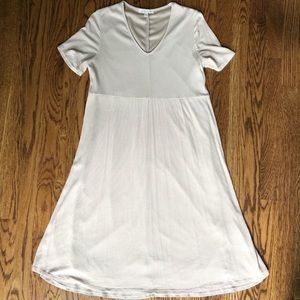 Stevie Hender Beige Nursing Dress